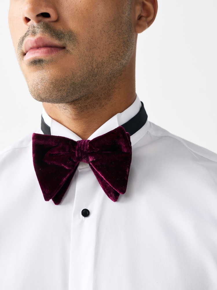 Burgundy Bow Tie - Image 1 of 6 Burgundy Bow Tie - Image 1 of 6