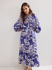 Phase Eight Blue Coralie Shirt Dress - Image 3 of 7