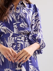 Phase Eight Blue Coralie Shirt Dress - Image 4 of 7