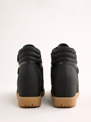 Friends Like These Faux Leather Velcro Wedge Casual Trainers - Imagen 3 de 5