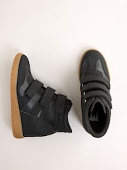 Friends Like These Faux Leather Velcro Wedge Casual Trainers - Imagen 4 de 5