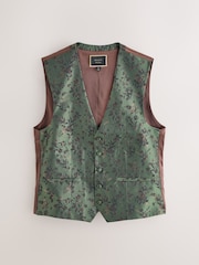 Green Design Waistcoat - Image 6 of 9