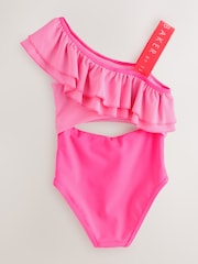 Baker by Ted Baker Pink Frill Swimsuit - Image 2 of 5