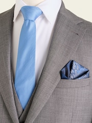 Blue Tie, Pocket Square and Cufflink Gift Box - Image 4 of 4