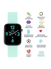 Tikkers Blue Smart Series 13 Silicone Strap Smart Watch - Image 4 of 6