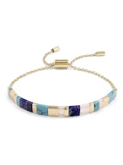 Radley 18ct Gold Tone Semi Precious Stone Friendship Bracelet - Image 1 of 4