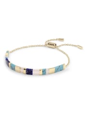 Radley 18ct Gold Tone Semi Precious Stone Friendship Bracelet - Image 2 of 4
