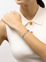 Radley 18ct Gold Tone Semi Precious Stone Friendship Bracelet - Image 3 of 4