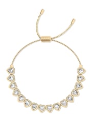 Radley 18ct Pale Gold Tone Heart Stone Set Bracelet - Image 1 of 5