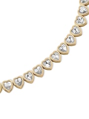Radley 18ct Pale Gold Tone Heart Stone Set Bracelet - Image 3 of 5