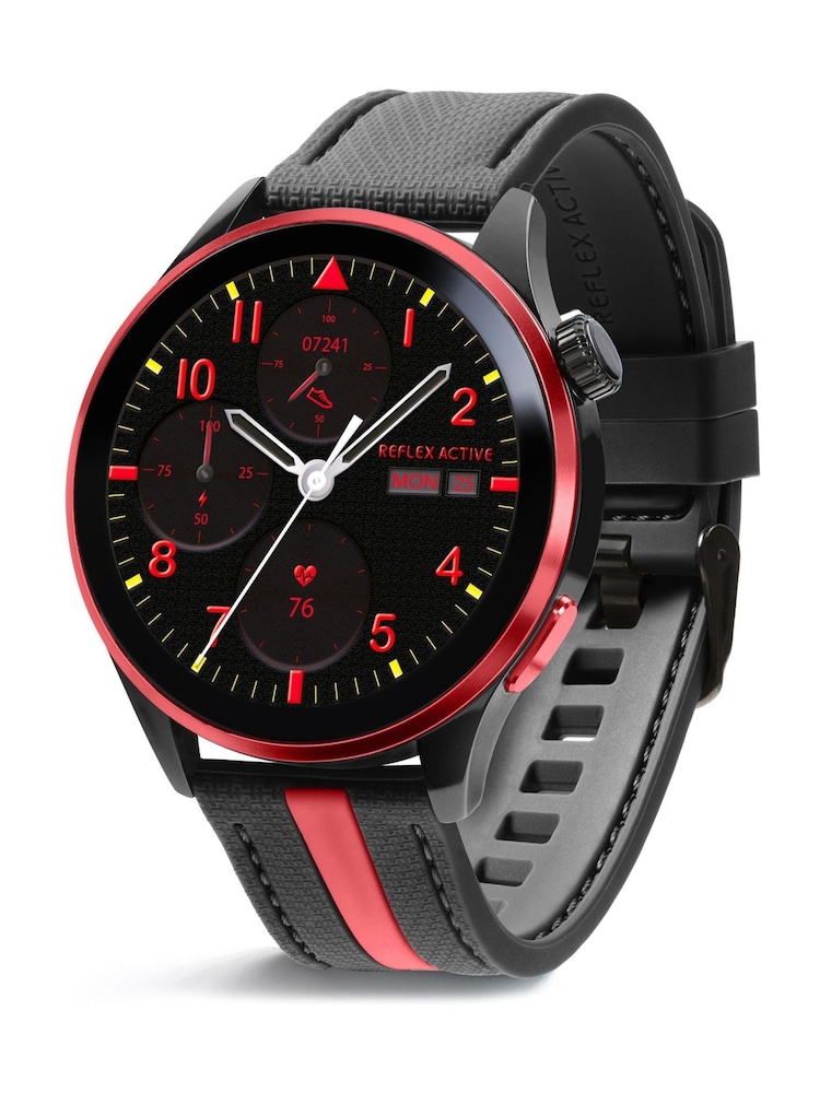 Reflex Active Series 54 AMOLED GPS Black Smart Calling Watch - Image 1 of 6