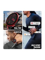 Reflex Active Series 54 AMOLED GPS Black Smart Calling Watch - Image 2 of 6