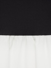 Mango Black 2 in 1 Contrast Maxi Dress - Image 2 of 2