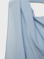 Mango Blue Sleeveless Halter Neck Body - Image 6 of 6