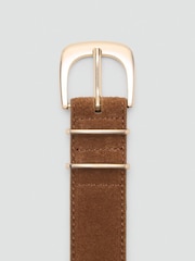 Mango Brown Suede Leather Belt - Image 3 of 3