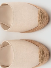 Mango Cream Wedge Sandals - Image 3 of 3