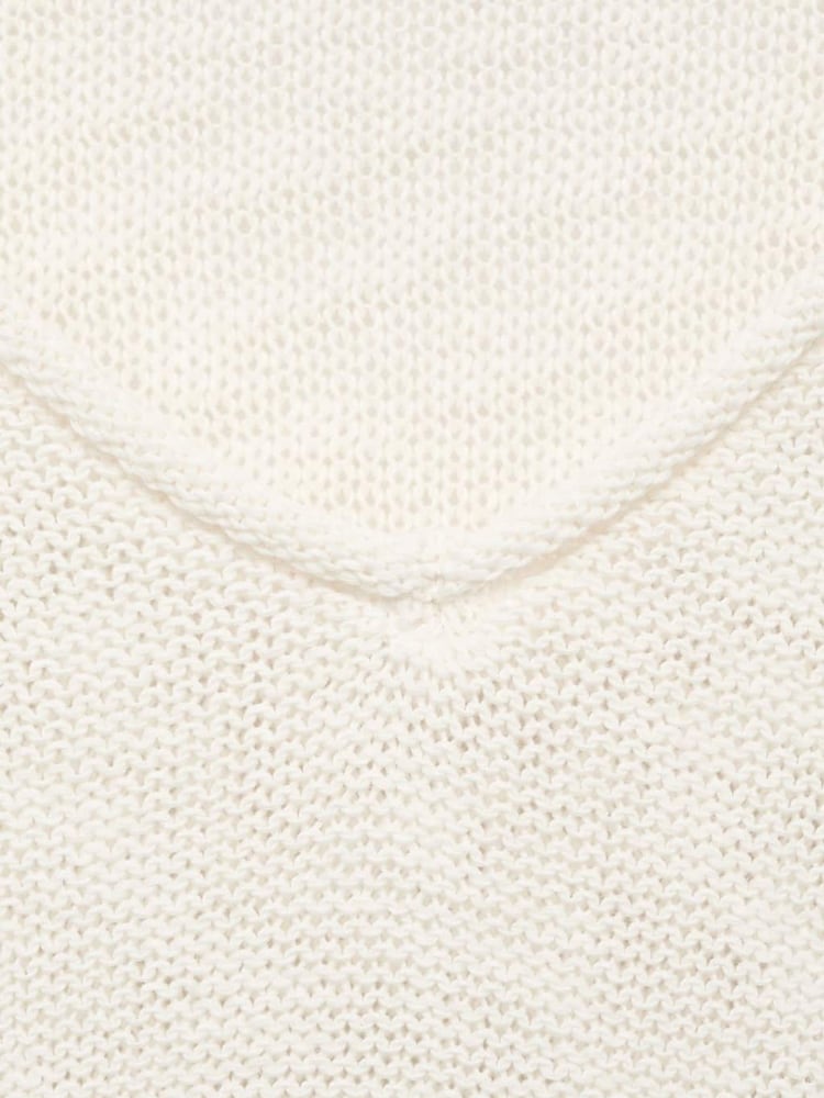 Mango White V-Neck Lightweight Jumper - Image 2 of 2