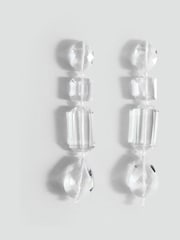 Mango Blue Glass Drop Earrings - Image 1 of 2