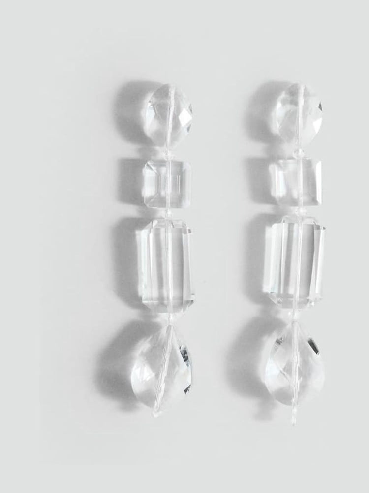 Mango Blue Glass Drop Earrings - Image 1 of 2