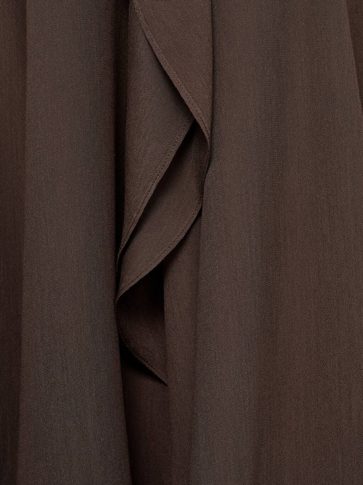 Mango Brown Ruffle Maxi Skirt - Image 3 of 3