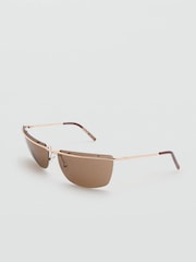 Mango Gold Surpriya Lele Metal Frame Sunglasses - Image 1 of 3
