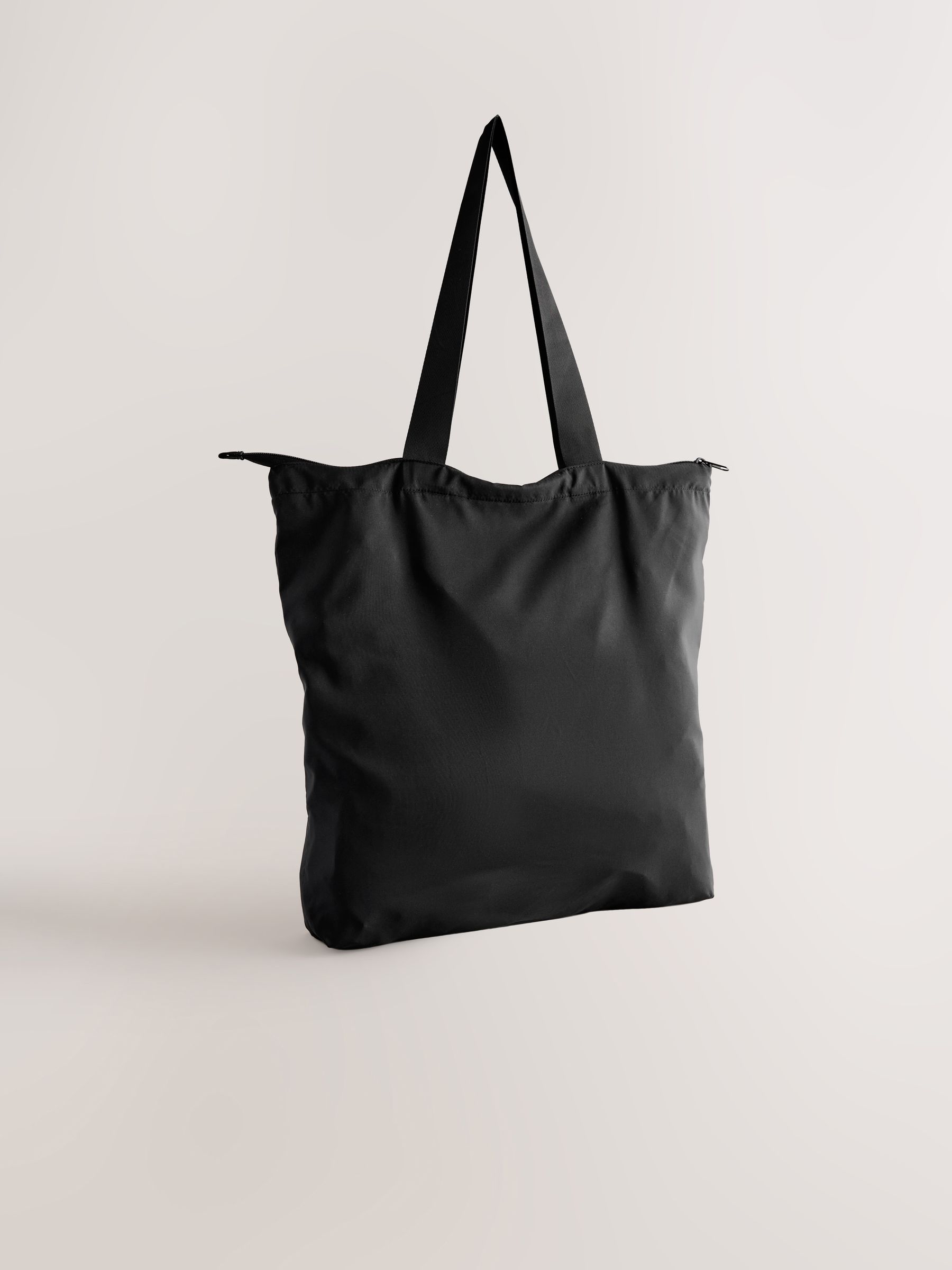Buy Black Packable Tote Bag from Next Romania