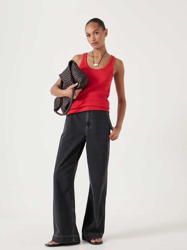 Hush Black Drew Wide Leg Jeans - Image 1 of 5