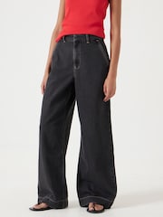 Hush Black Drew Wide Leg Jeans - Image 2 of 5