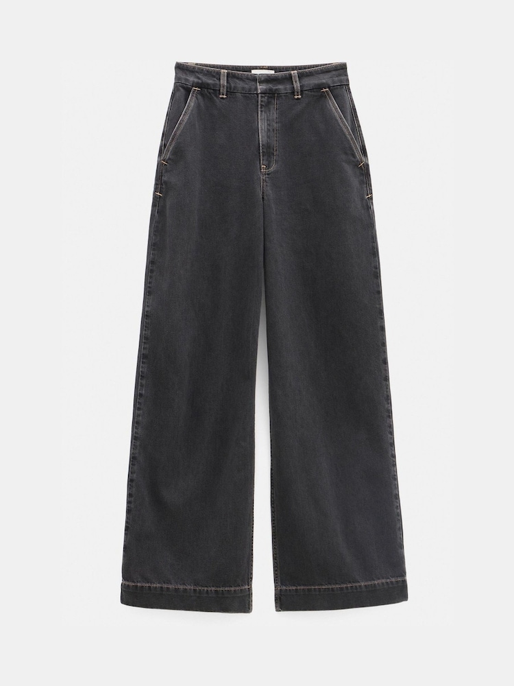 Hush Black Drew Wide Leg Jeans - Image 5 of 5