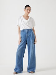 Hush Blue Drew Wide Leg Jeans - Image 1 of 5