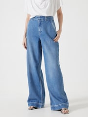 Hush Blue Drew Wide Leg Jeans - Image 2 of 5
