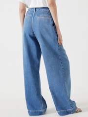 Hush Blue Drew Wide Leg Jeans - Image 3 of 5