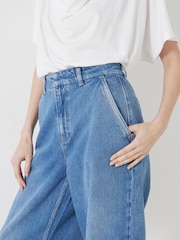 Hush Blue Drew Wide Leg Jeans - Image 4 of 5