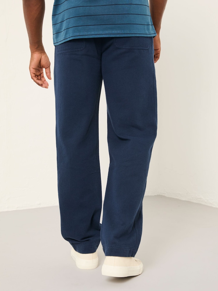 FatFace Ladram French Navy Relaxed Pull On Trousers - Image 2 of 6 FatFace Ladram French Navy Relaxed Pull On Trousers - Image 2 of 6