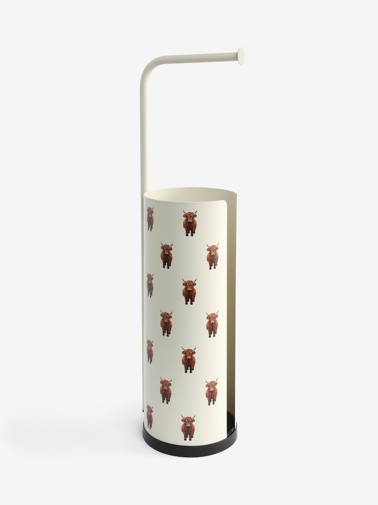 Cream Hamish the Highland Cow Toilet Roll Holder - Image 1 of 1