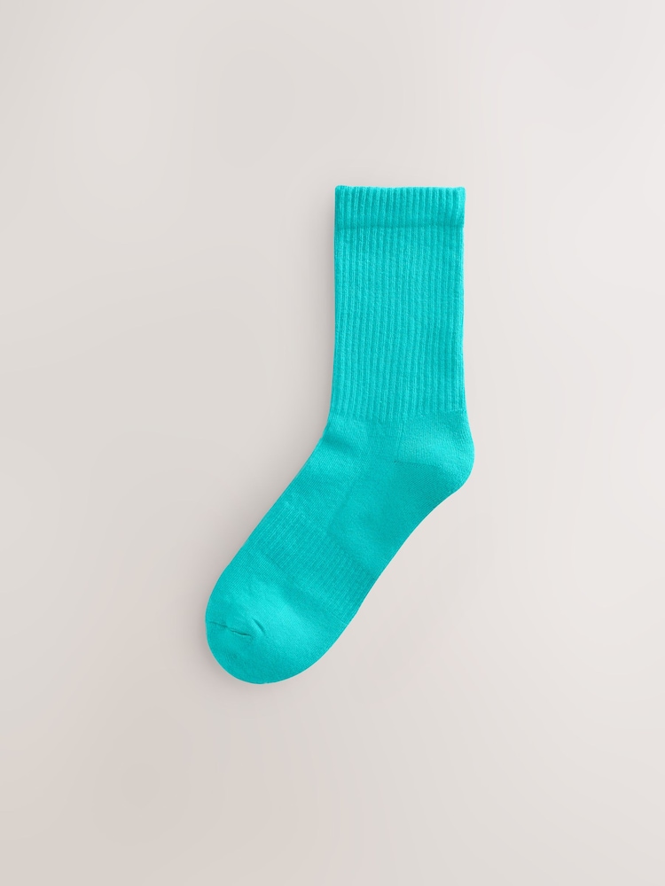 Bright Red/Blue/Orange Sports Socks 4 Pack - Image 7 of 7