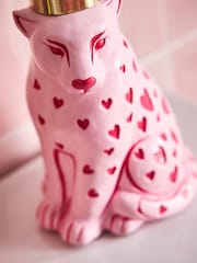 Pink Heart Cheetah Soap Dispenser - Image 2 of 3