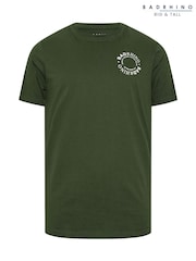 BadRhino Big & Tall Green Circle Logo 100% Cotton T-Shirt - Image 2 of 6