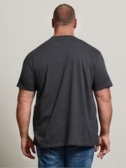 BadRhino Big & Tall Grey West Rodeo 100% Cotton T-Shirt - Image 3 of 6