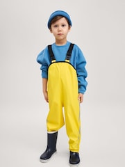 Reima Yellow Lammikko Waterproof Rain Puddlesuit Dungaree - Image 1 of 8