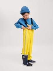 Reima Yellow Lammikko Waterproof Rain Puddlesuit Dungaree - Image 2 of 8