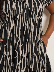 Evans Jersey Crepe Black Dress - Image 4 of 5