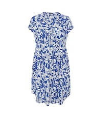 Evans Purple Jersey Crepe Swing Dress - Image 5 of 5