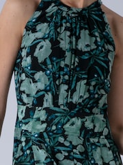 Religion Green Crew Wide Leg Jumpsuit in Abstract Façade Print - Image 6 of 7