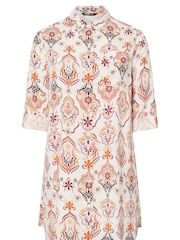 Yours Curve White Longline Shirt - Image 4 of 5