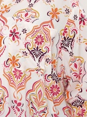 Yours Curve White Longline Shirt - Image 5 of 5