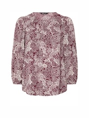 Castanho - Blusa Smock Yours Curve Lattice - Imagem 5 de 5