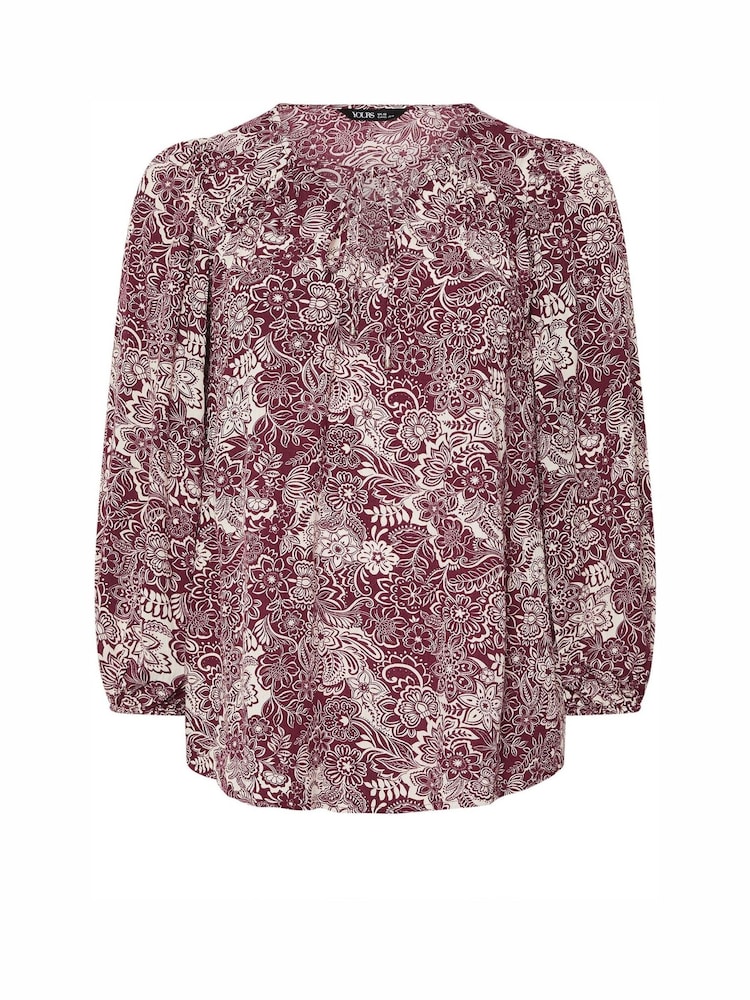 Castanho - Blusa Smock Yours Curve Lattice - Imagem 5 de 5