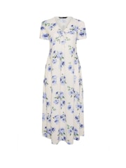 Yours Curve White Bow Front Dress - Image 5 of 5