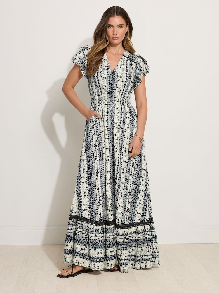 Long Tall Sally Grey Button Maxi Dress - Image 2 of 5